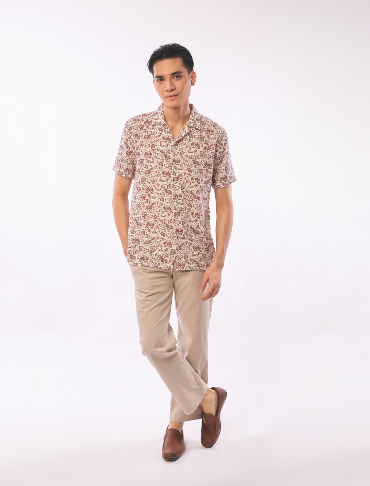 East India Company - Alsyad Short Sleeve Printed Shirt