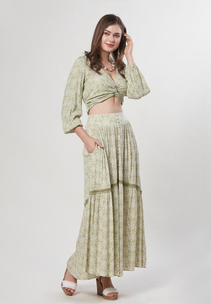 Iris - Prairie Long Skirt