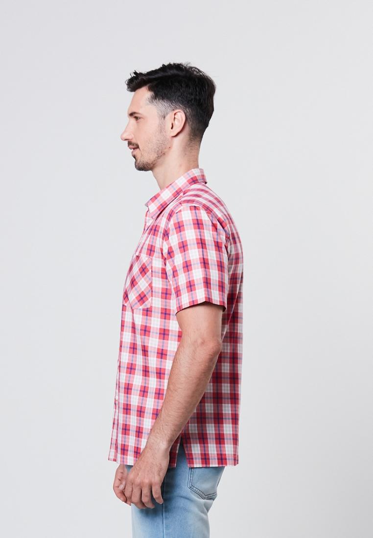 Orman - Short Sleeve Printed Check Shirt