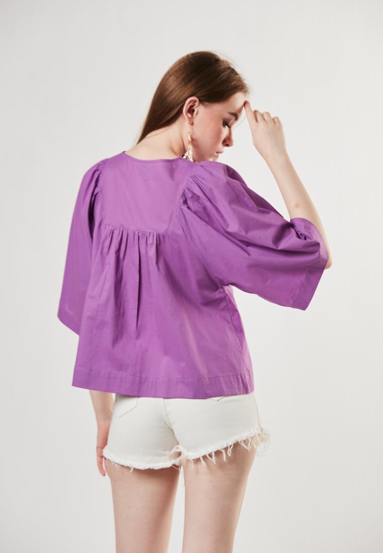 Faith - Embroidered Yoke Blouse