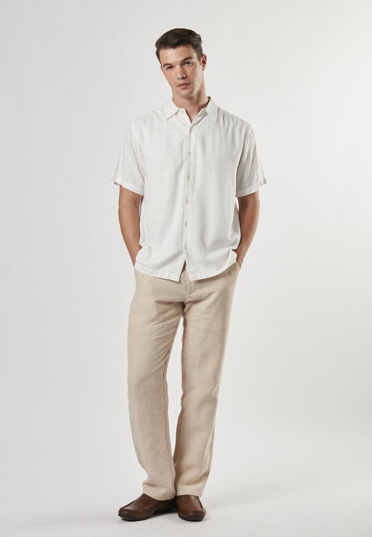 Herley - Regular Fit Short Sleeve Jaquard Shirt