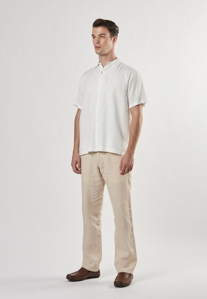 Herley - Regular Fit Short Sleeve Jaquard Shirt