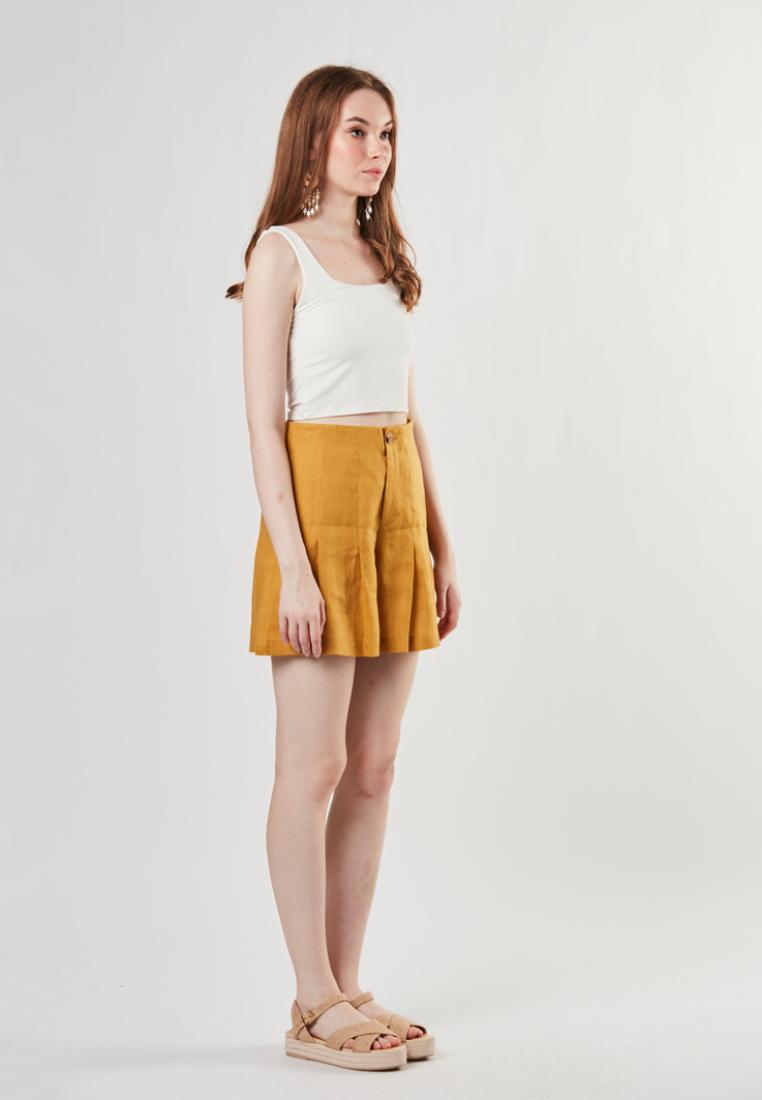 Nia - Pure Linen Bermuda Short