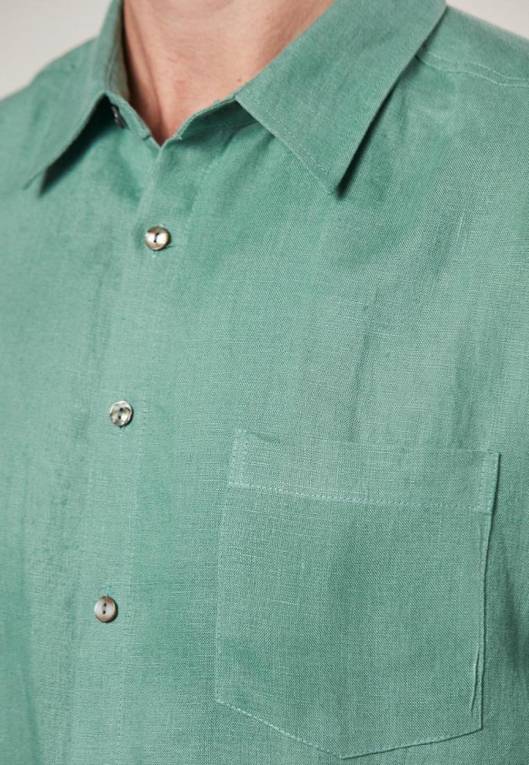 Tearle - Short Sleeve Pure Linen Shirt