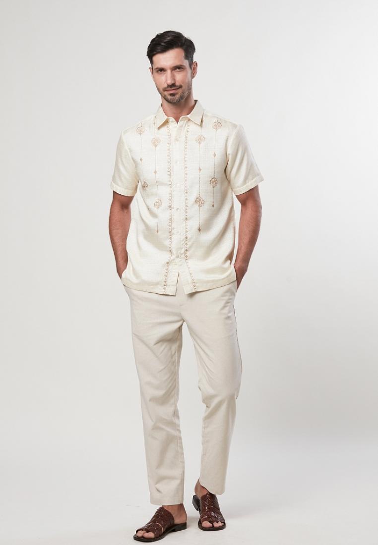 Erian - Short Sleeve Embroidery Shirt