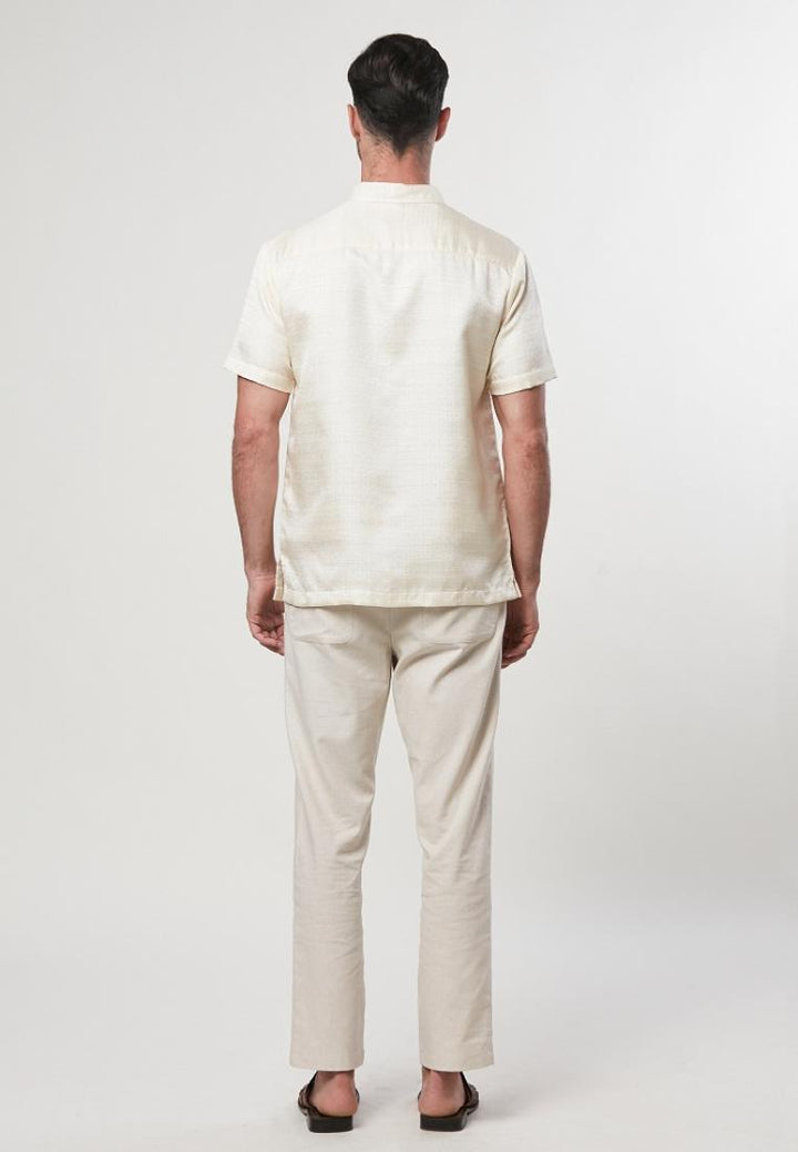 Erian - Short Sleeve Embroidery Shirt