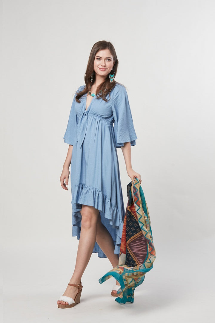 Michele - Asymmetrical Long Dress