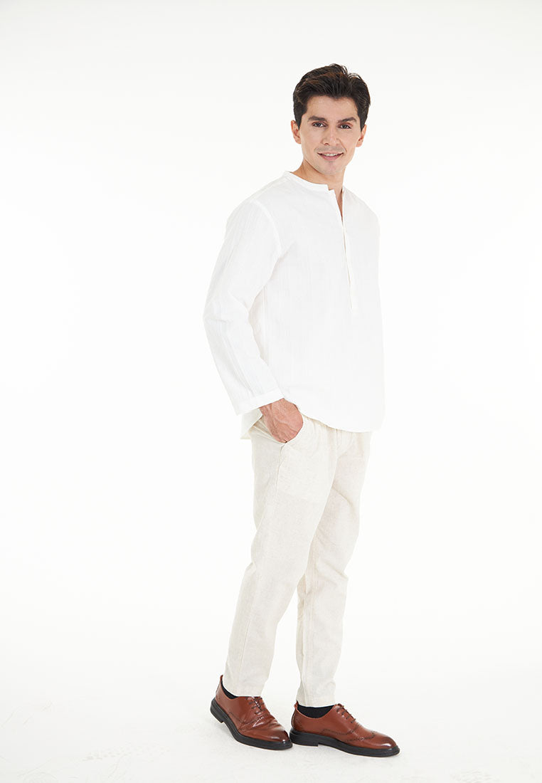 Jett L/Sleeve Kurta Shirt