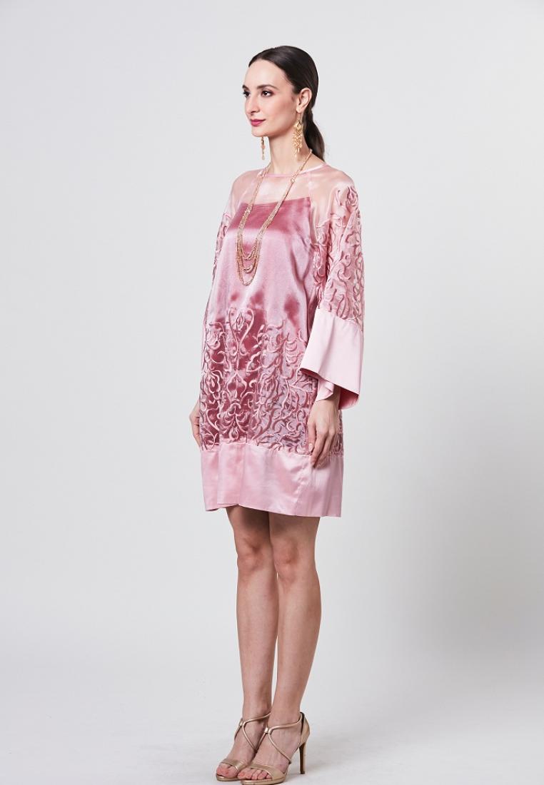 Eshana Embroidered Midi Dress