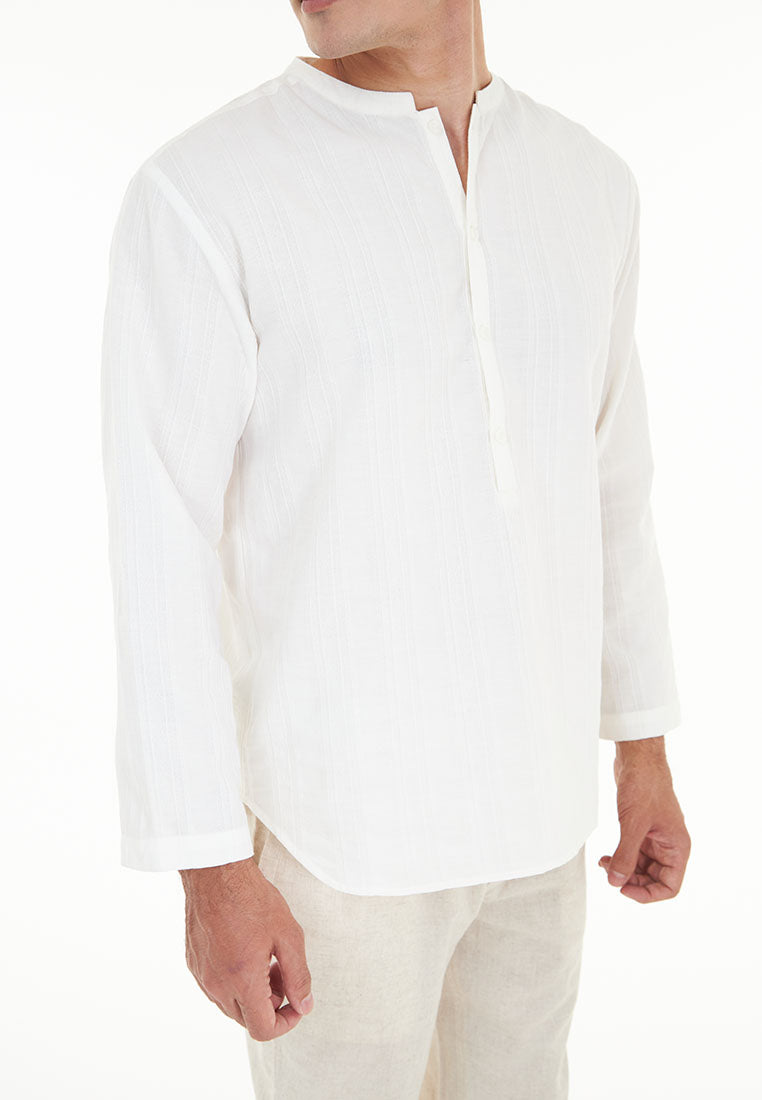 Jett L/Sleeve Kurta Shirt