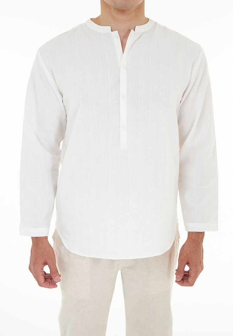 Jett L/Sleeve Kurta Shirt