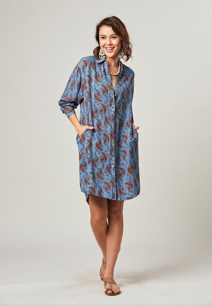 Selma - Long Sleeve Shirt Dress