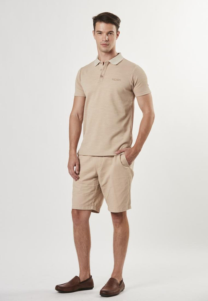 Erian - Slim Fit Short Sleeve Textured T-Shirt