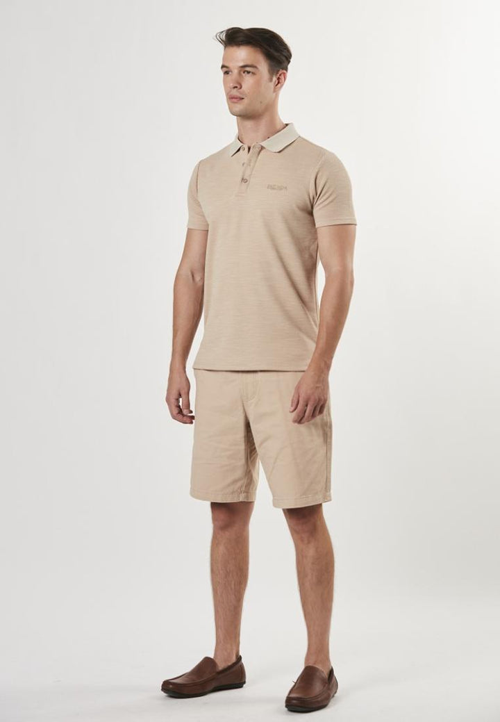 Erian - Slim Fit Short Sleeve Textured T-Shirt