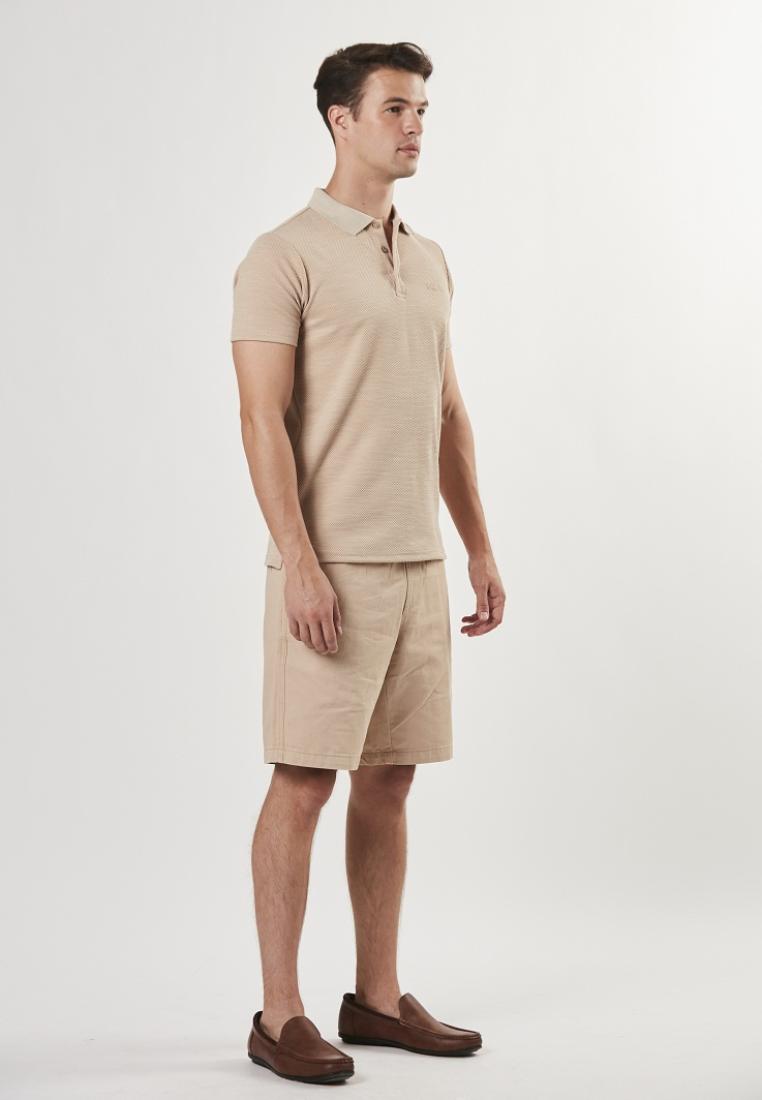 Erian - Slim Fit Short Sleeve Textured T-Shirt