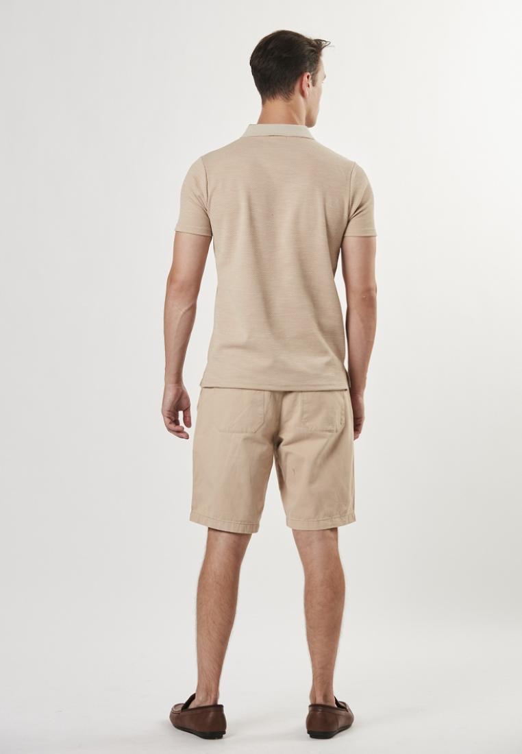 Erian - Slim Fit Short Sleeve Textured T-Shirt