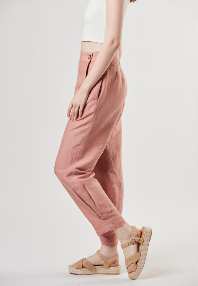 Rita - Semi Fit Linen Pants