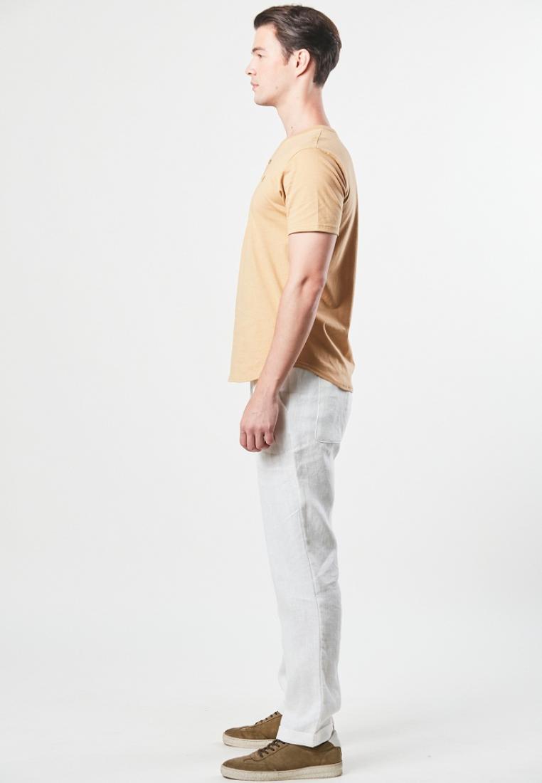 Loudya - Short Sleeve Half Placket Tee