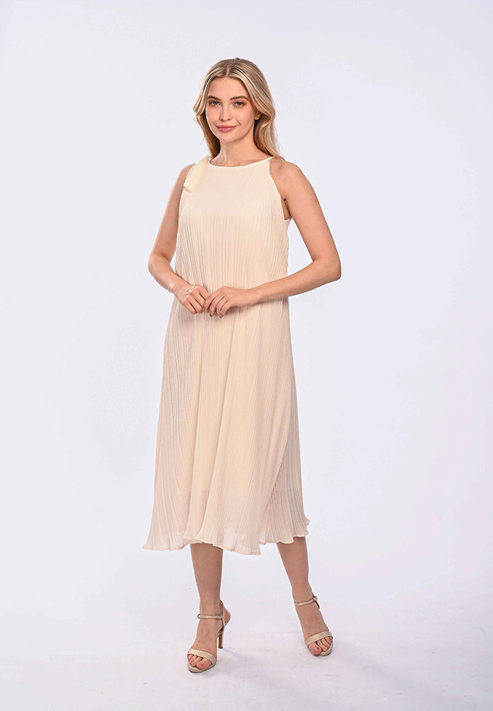 East India Company Dulcie_Pleated Spaghetti Long Dress_s