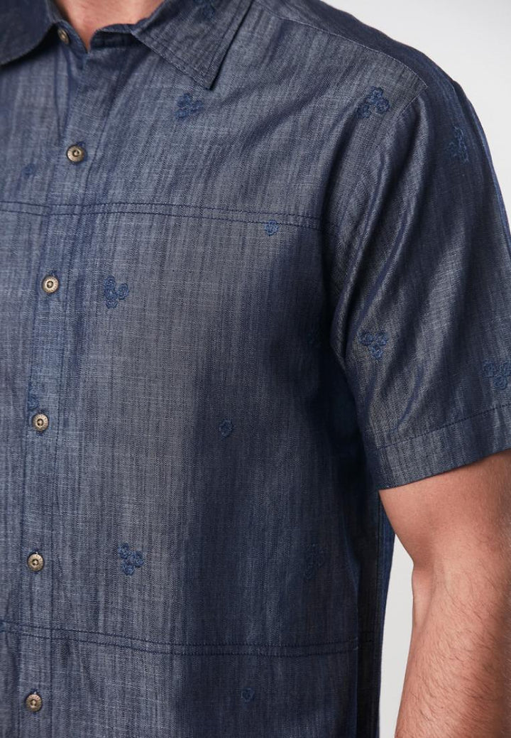 Ambross - Short Sleeve Buttoned Down Shirt