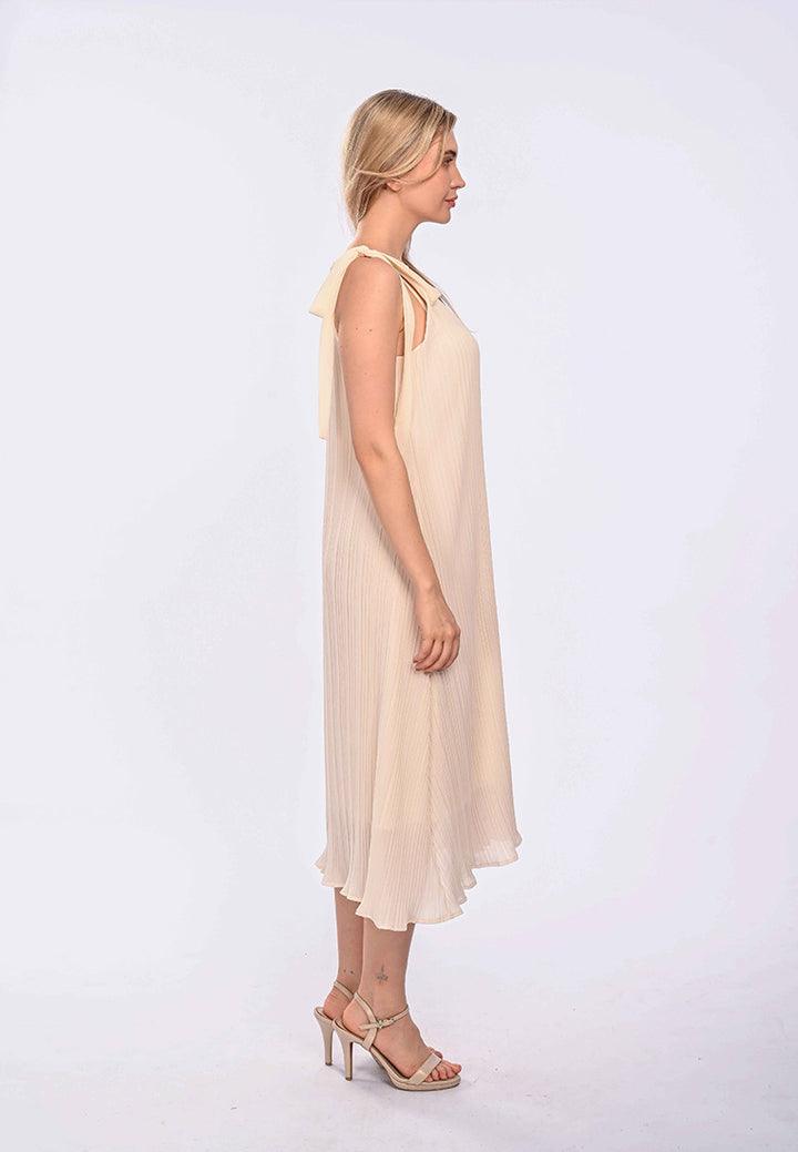 East India Company Dulcie_Pleated Spaghetti Long Dress_s