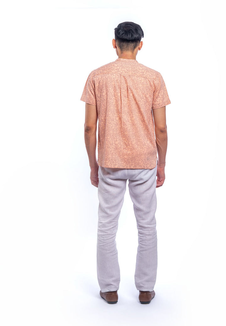 Naman Mandarin Collar S/Sleeve Shirt