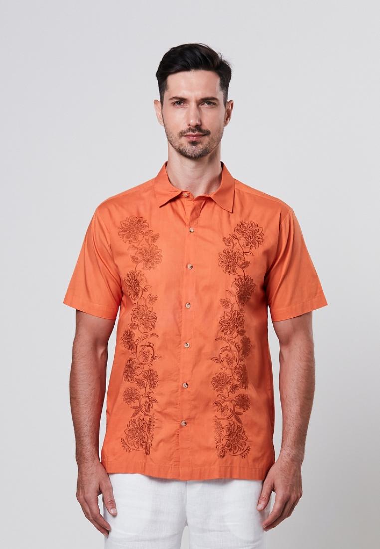 Zev - Short Sleeve Embroidery Shirt