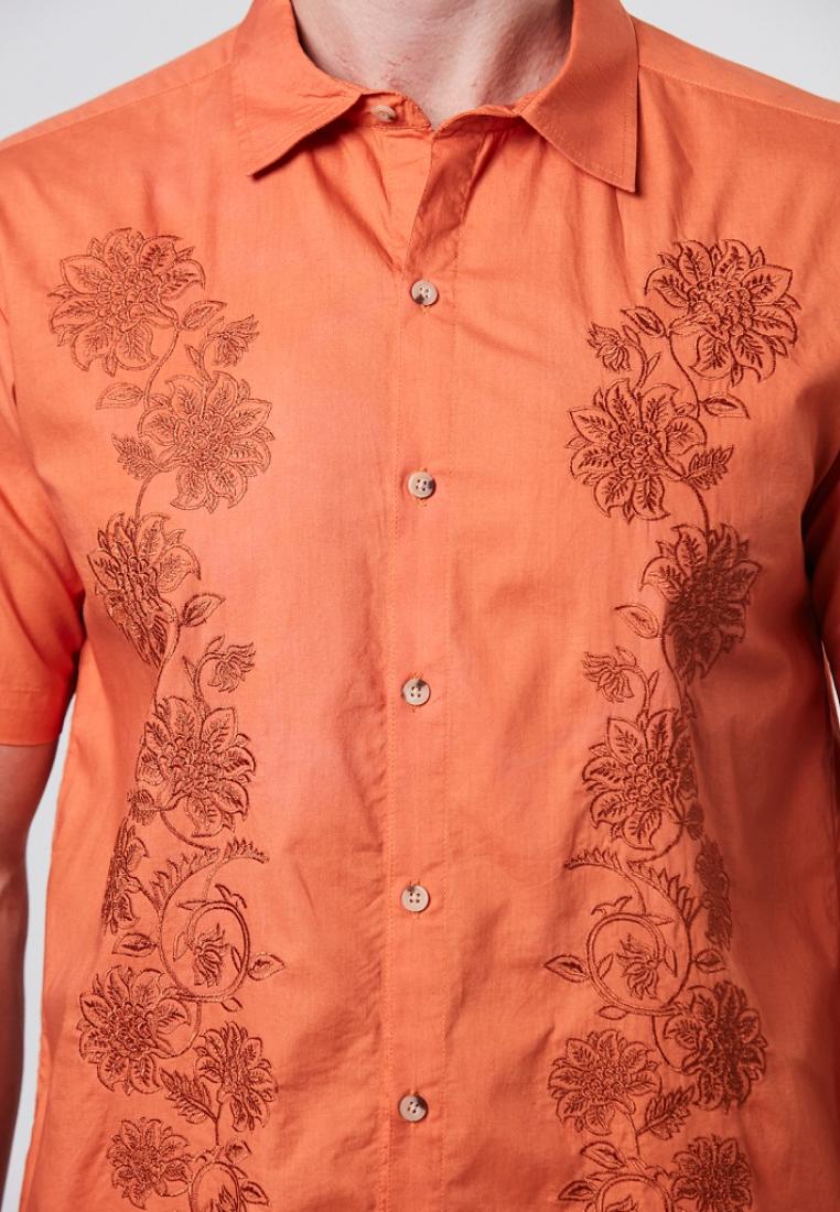 Zev - Short Sleeve Embroidery Shirt