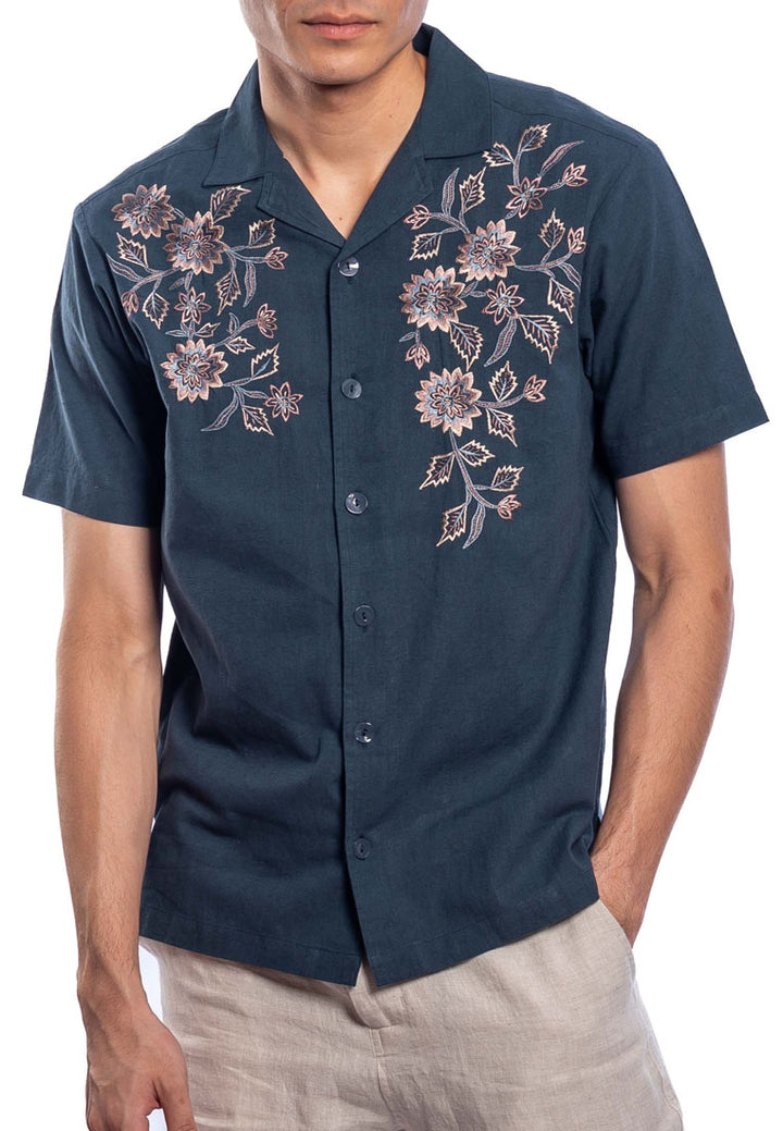 Eeshan S/Sleeve Embroidered Shirt