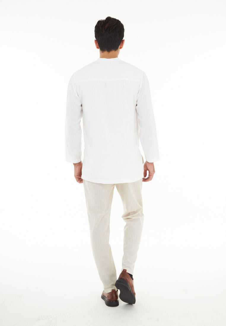 Yosef L/Sleeve Kurta Shirt