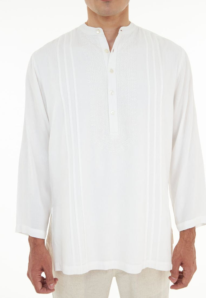 Yosef L/Sleeve Kurta Shirt