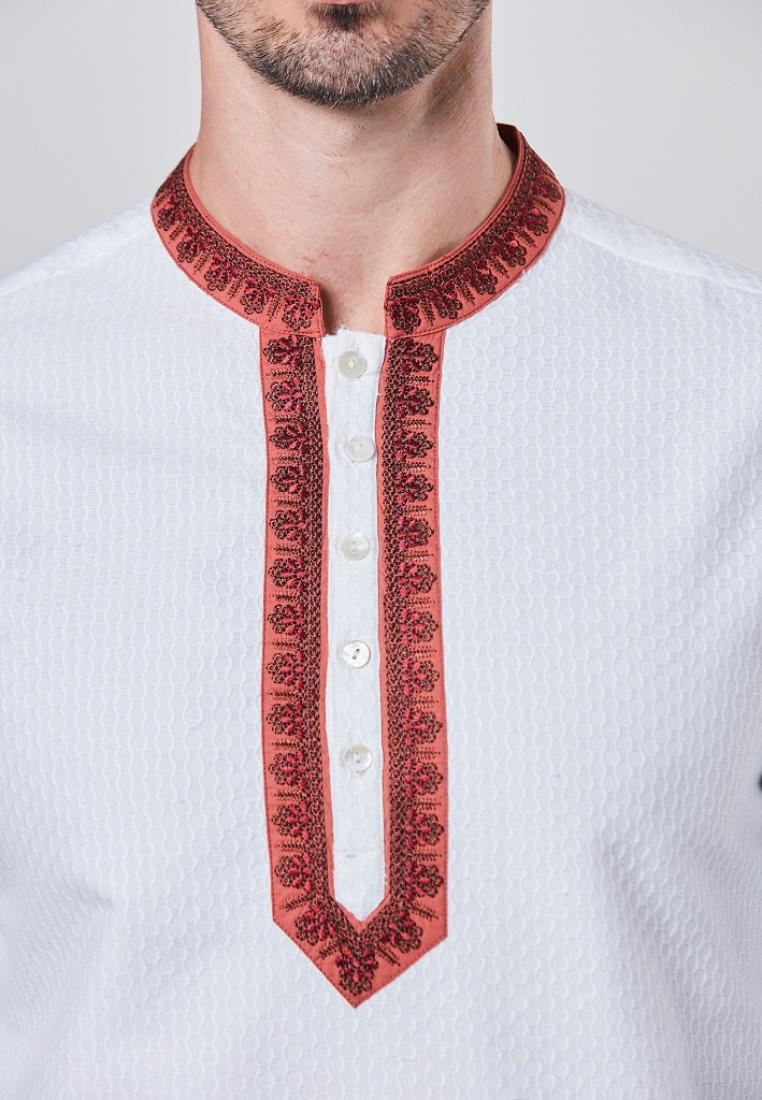 Marlowe - Half Placket With Embroidery Kurta