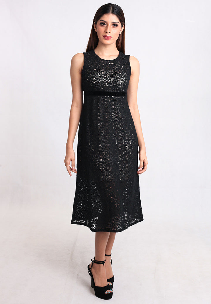 Geonna Mid Length Lace Dress