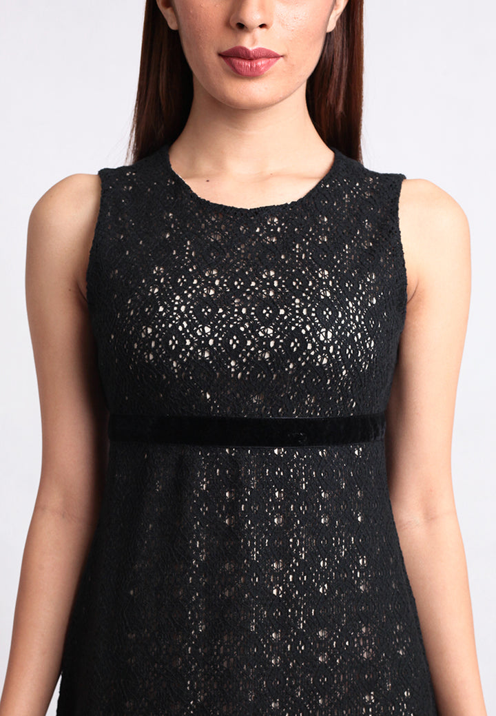 Geonna Mid Length Lace Dress