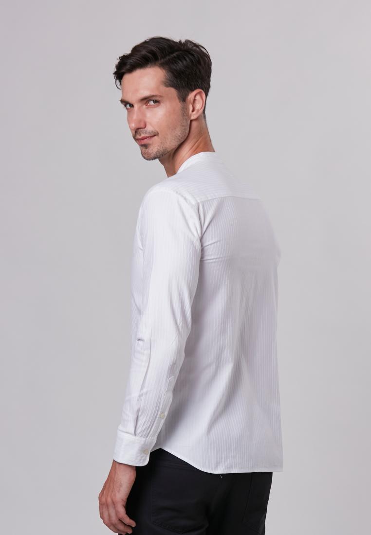 Theomund - Long Sleeves And Stand Up Collar