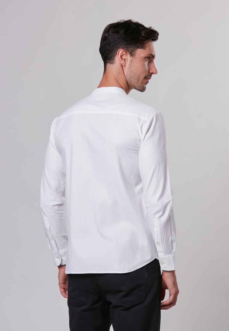 Theomund - Long Sleeves And Stand Up Collar