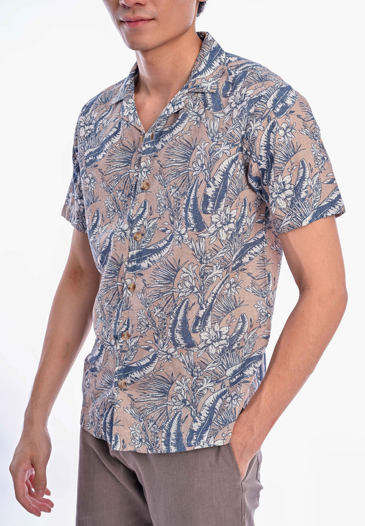 East India Company - Danyal Men Regular Shirt Short Sleeve Printed Shirt