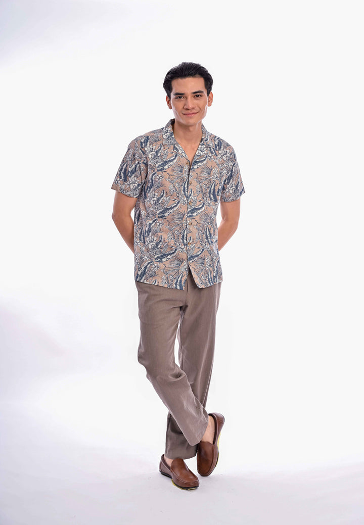 East India Company - Danyal Men Regular Shirt Short Sleeve Printed Shirt