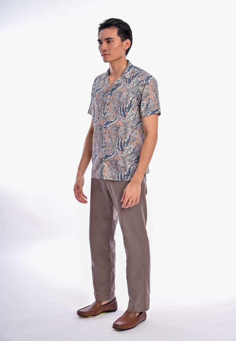 East India Company - Danyal Men Regular Shirt Short Sleeve Printed Shirt