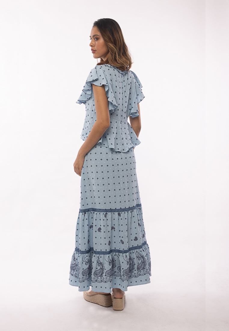 East India Company -  Adina Flowy Long Skirt With An Elegant Silhouette