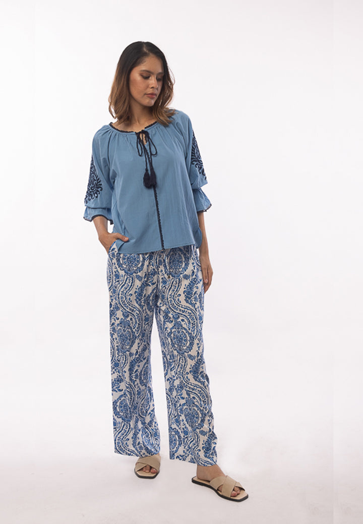 "East India Company - Noel Versatile Pull On Printed Palazzo  Printed Palazzo"