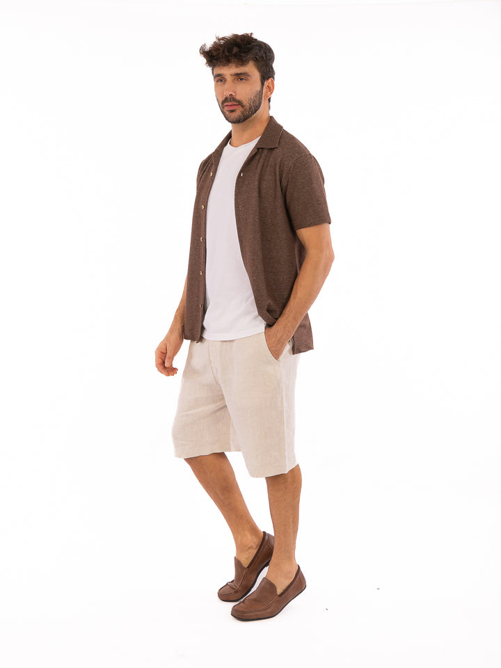 EAST INDIA COMPANY - HAKEEM  CUBAN COLLAR SHIRT