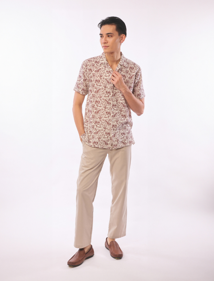 East India Company - Alsyad Short Sleeve Printed Shirt